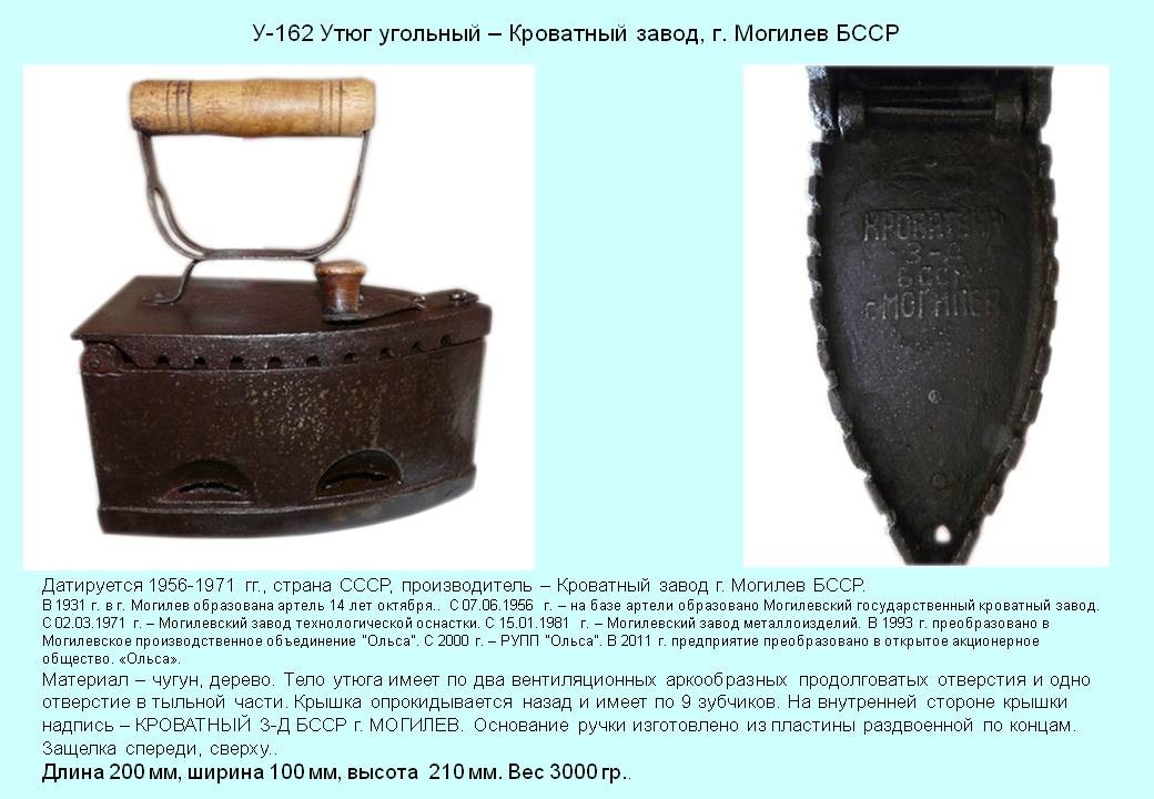 Irons museum. Collecting vintage irons. History of ironing. История глажения. Утюги на углях. Кроватный завод. Могилев. БССР.