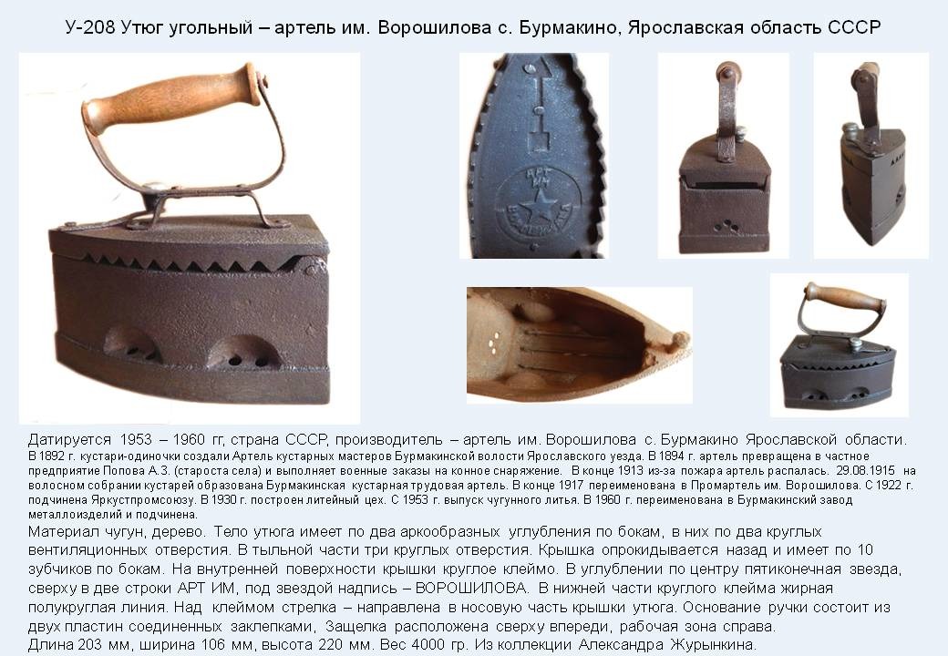 Irons museum. Collecting vintage irons. History of ironing. История глажения. Утюги на углях. Артель им. Ворошилова с. Бурмакино Ярославской области.