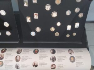 Открытие выставки "Деятели искусств на памятных монетах"