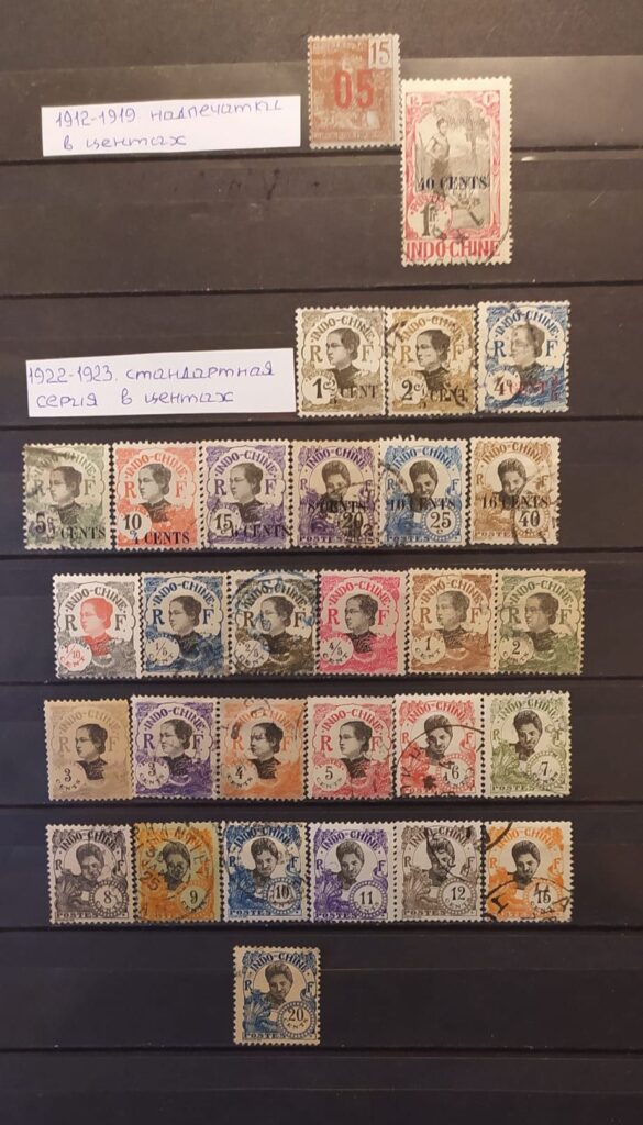 История почты и почтовых марок Французского Индокитая