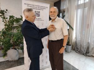 Награждение "Золотым знаком БелРООК"