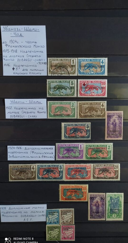 История почты и почтовых марок Чада