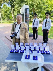 Митинг памяти и вручение медали "За заслуги"