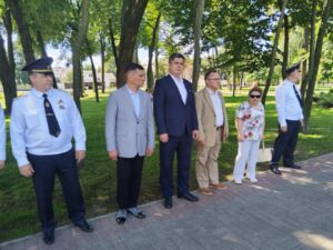 Митинг памяти и вручение медали "За заслуги"
