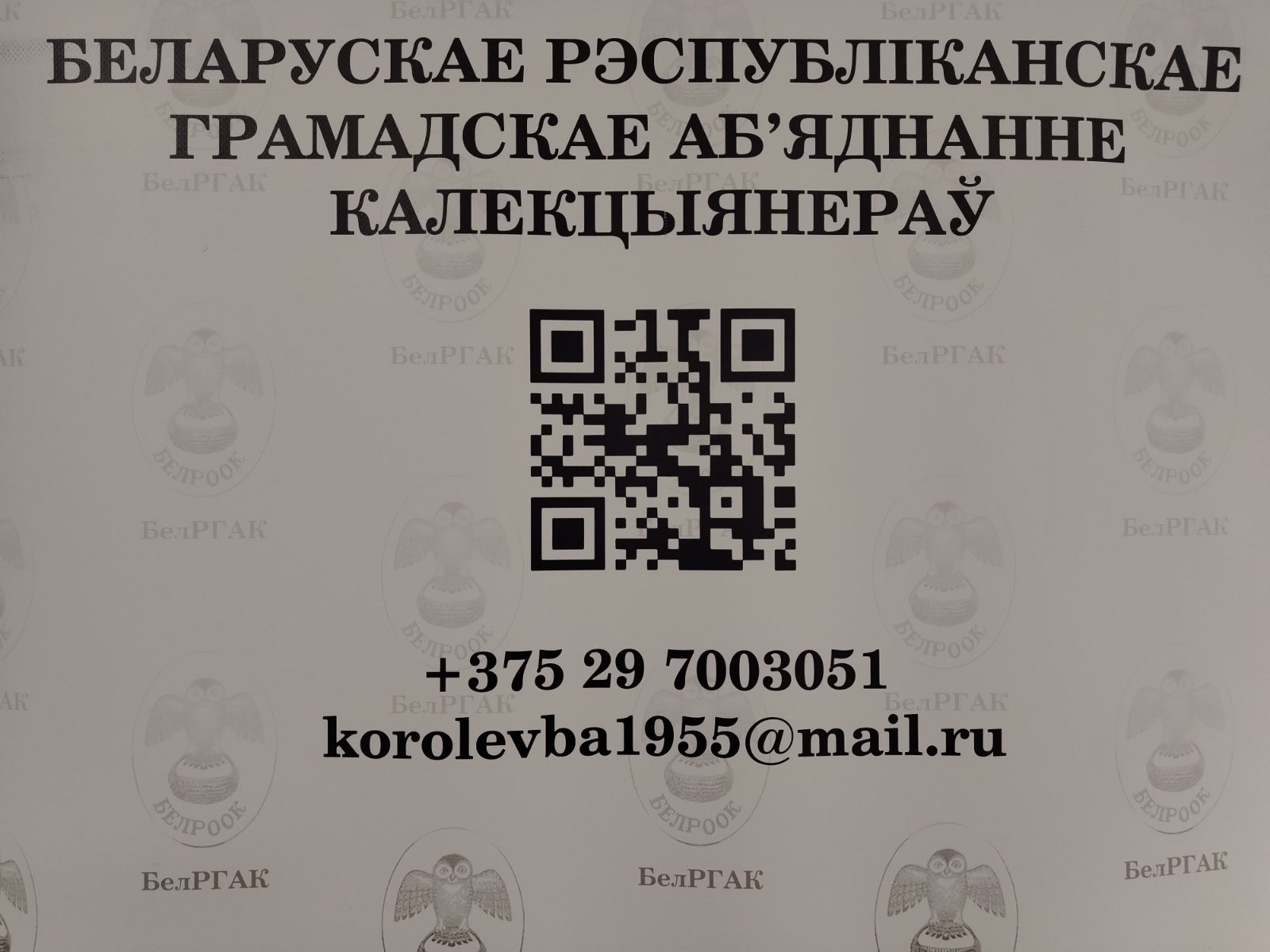 Пленум Правления БелРООК Пленум Правления БелРООК