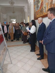 Открытие выставки БелРООК и БСФ в Академии управления при Президенте Республики Беларусь