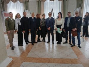 Открытие выставки БелРООК и БСФ в Академии управления при Президенте Республики Беларусь