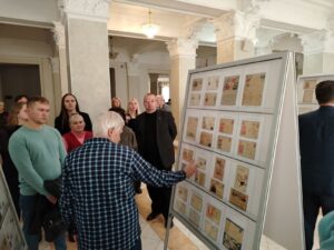 Открытие выставки БелРООК и БСФ в Академии управления при Президенте Республики Беларусь