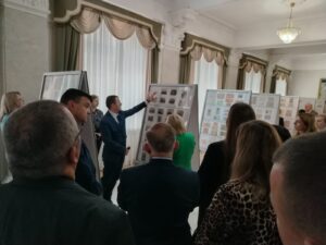 Открытие выставки БелРООК и БСФ в Академии управления при Президенте Республики Беларусь