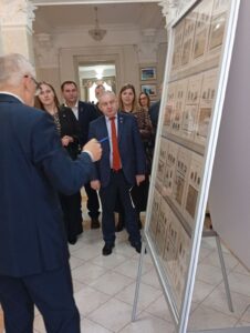 Открытие выставки БелРООК и БСФ в Академии управления при Президенте Республики Беларусь