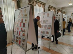 Открытие выставки БелРООК и БСФ в Академии управления при Президенте Республики Беларусь