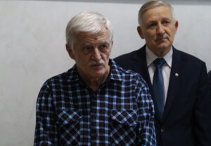 Открытие выставки БелРООК и БСФ в Академии управления при Президенте Республики Беларусь