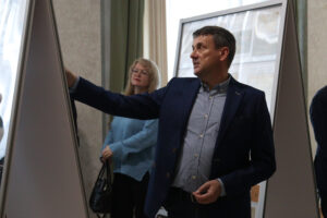 Открытие выставки БелРООК и БСФ в Академии управления при Президенте Республики Беларусь