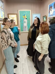 Открытие выставки в Поставах