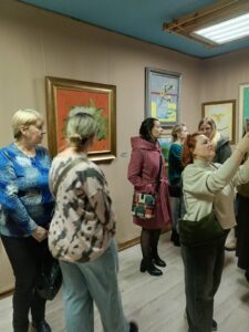 Открытие выставки в Поставах
